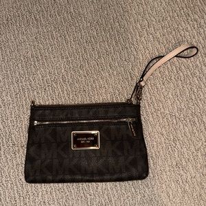 Michael Kors Monogram Wristlet